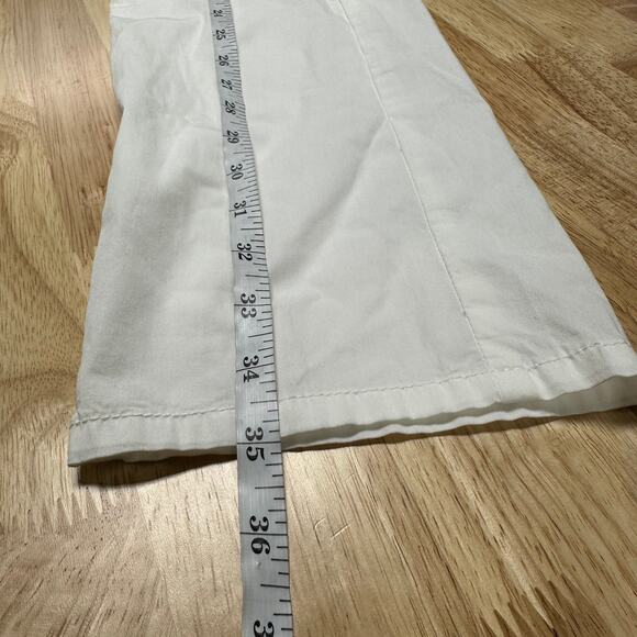 Canali Black Edition NWT Cotton Blend Flat Front Pants White Size 50 (US 34) - Picture 12 of 12